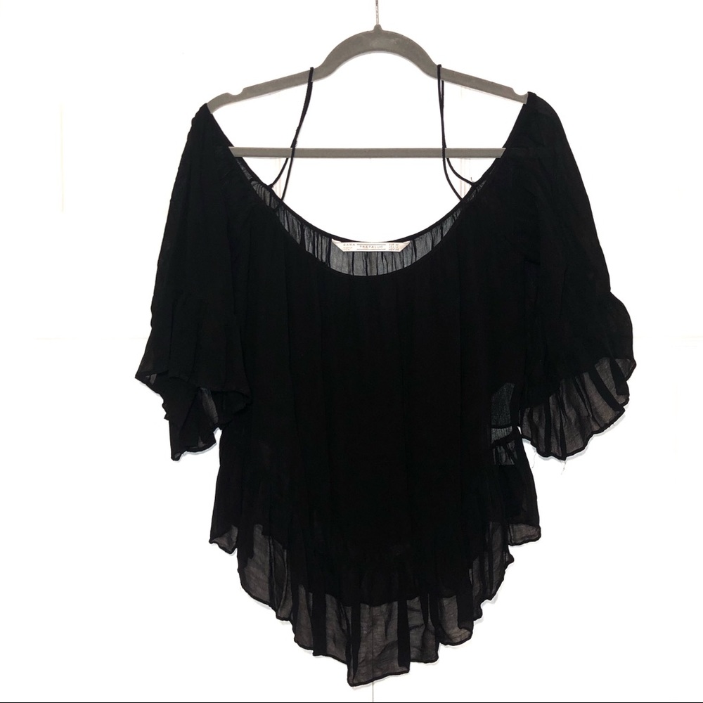 🌸3/$20🌸 Women’s Black Zara Top Size Medium